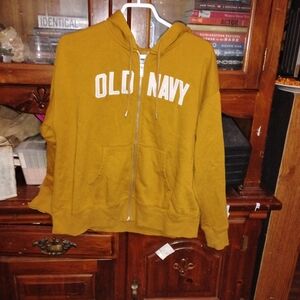 Old Navy Mustard Yellow Hoodie